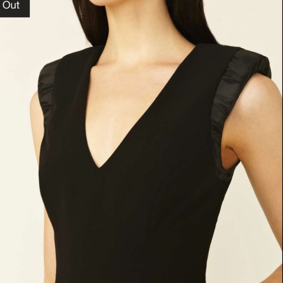 Black Halo Jagger Mesh Back Dress - Picture 5 of 15
